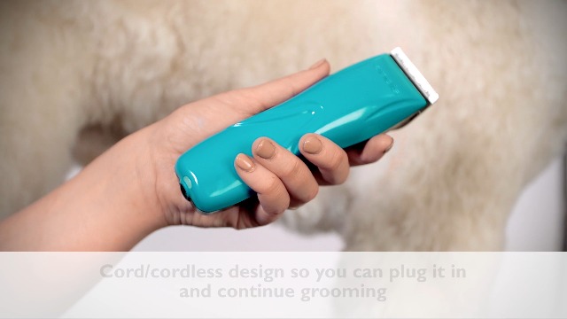 Andis 73515 Pulse Li 5 Cord/Cordless Grooming Clipper for Dogs, Cats and Equine, Teal - Image 8