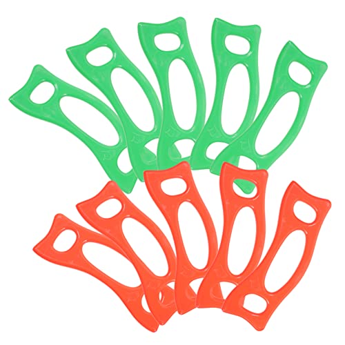 SUPVOX 10Pcs Fishing Line Winding Cards Durable Fishing Line Spools for Easy Organization Storage Lightweight for Anglers Hooks Wires Efficiently Random Color