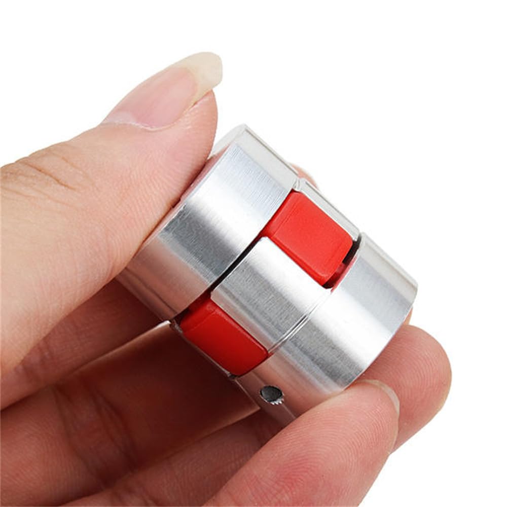 8mmx10mm Aluminum Flexible Spider Shaft Coupling OD25mm x L30mm CNC Stepper Motor Coupler Connector
