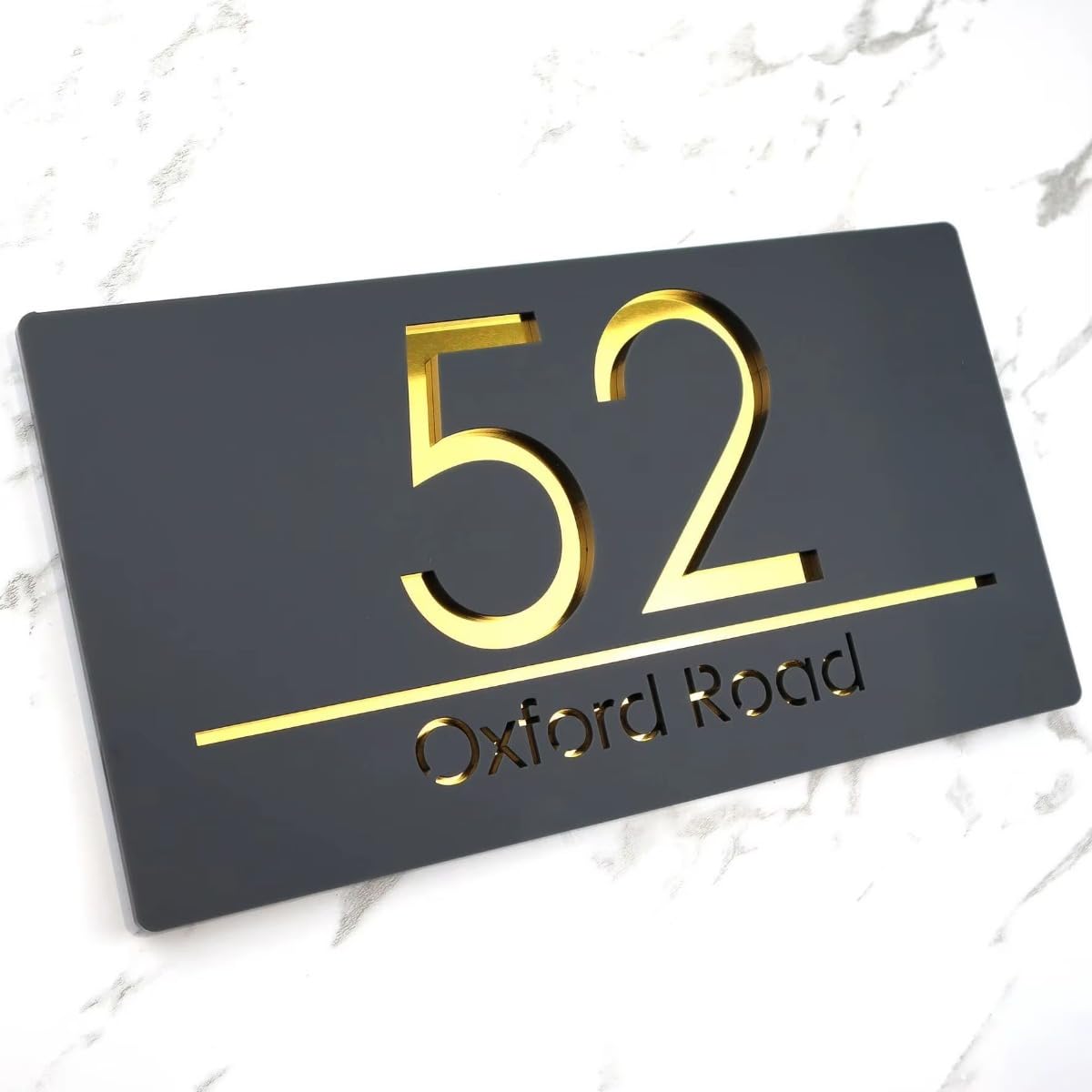 Plaque Bois Numéro De Maison - Plaque Personnalisee Numero Maison Exterieur