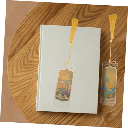 Marque-page chinois SEWACC avec pendentif pour lecture - 6
