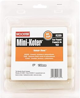 Wooster Brush R289-6 Mini-Koter Mohair 6-Inch, 10-Pack