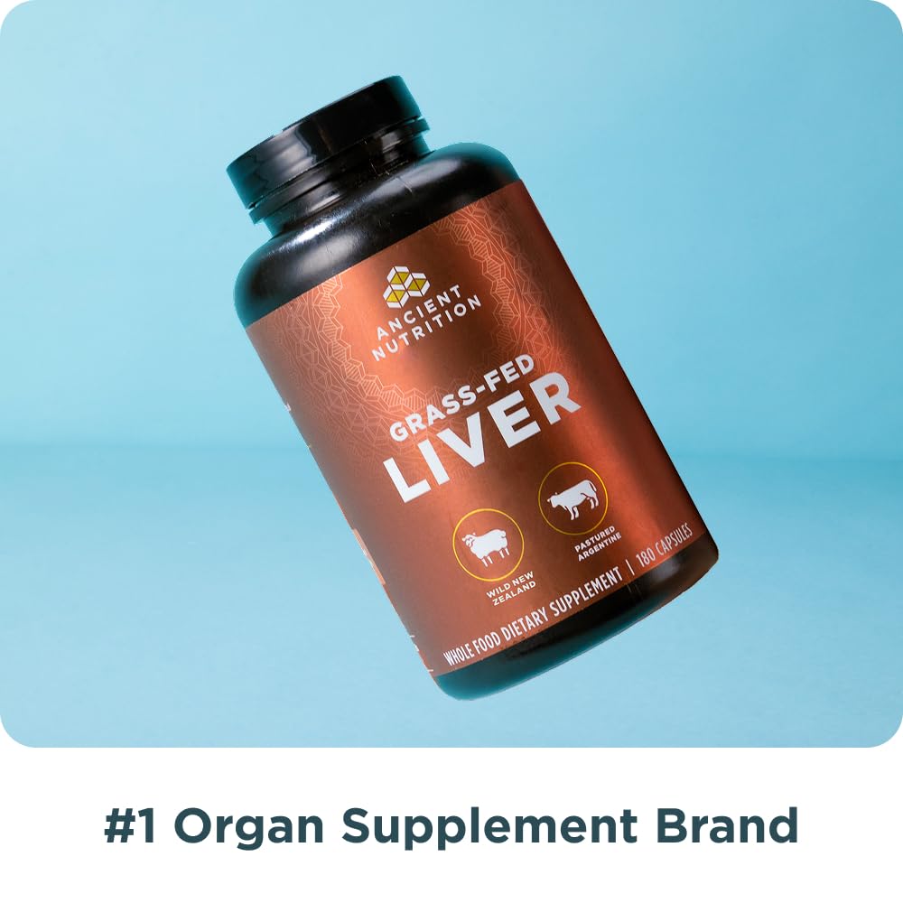 Wild & Grass-Fed Organ Blends Capsules, Liver