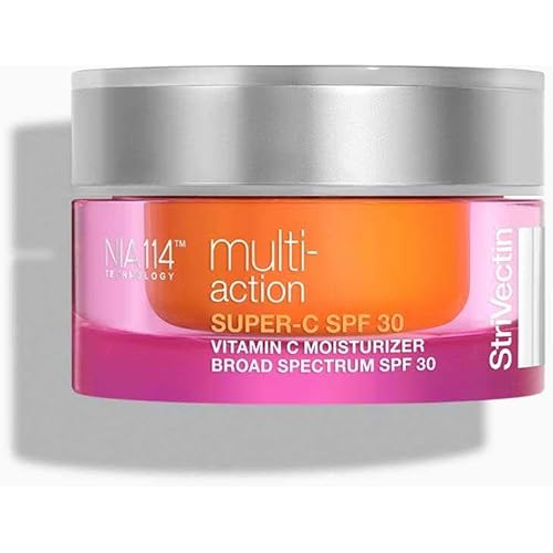 StriVectin Multi-Action Super-C SPF 30 Vitamin C Moisturizer and Daily Sunscreen for Brightening and Smoothing Fine Lines, 1.7 Fl Oz