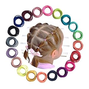 Baby Hair Ties for Girls – 200Pcs Small Elastic Toddler Hair Ties Ponytail Holders Hair Ties for Baby Girls Infants Kids…