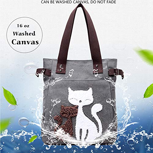 Image of Women Hobo Handbags Canvas Casual Vintage Shoulder bag Daily Purse Tote Crossbody Shopper Bag