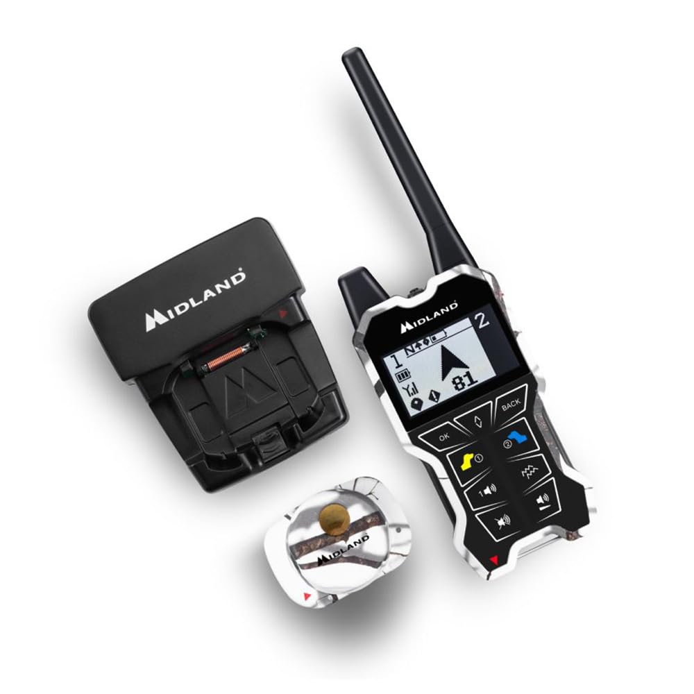 Beeper One GPS - Localizzatore per Cani - Copertura fino a 2,5 Km - Avviso con Vibrazione - Visualizzazione della distanza e posizione - Telecomando con ampio display - Localizzatore acustico