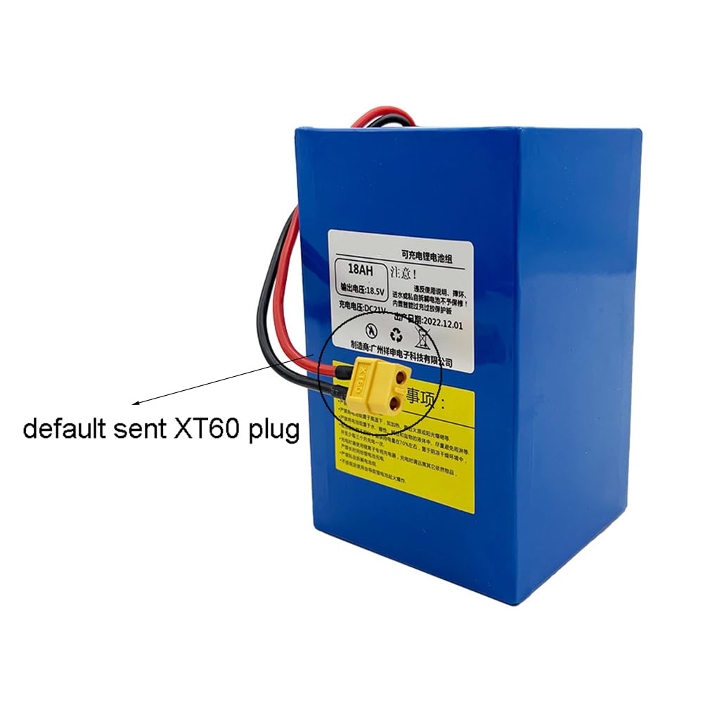 Batteria agli ioni di Litio da 18,5 V, 12 Ah, 18 Ah, 24 Ah, 30 Ah, 36 Ah, Batteria al Litio di Ricambio da 21 V per Trapano Elettrico, Sega da potatura, aspirapolvere