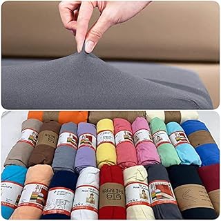 Jersey Fitted Sheets, 100% Finest Cotton, soft, Non-Iron, Wrinkle resistant  for Mattresses up to 30cm (Small Single 80x200 cm +20, Beige)