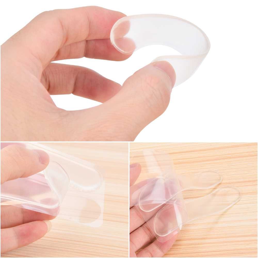 Pedimend silicone gel Heel Liner Grips cuscino morbido cuscino solette per scarpe tacco alto (3PAIR – 6pcs) | previene l' abrasione e dolore al piede | Ideale per scarpe da donna, con tacco alto, in