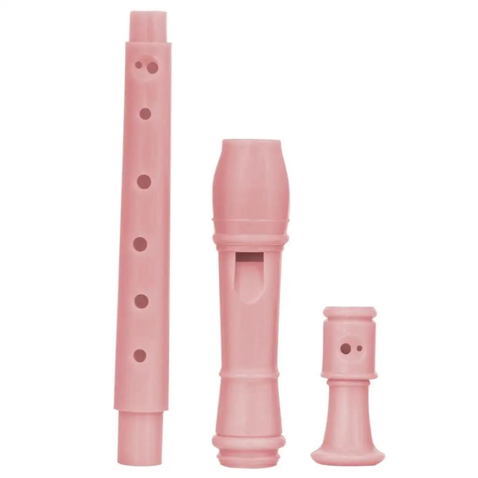 Flauto Dolce Bastone Per Flauto Dolce A 8 Fori Flauto Contralto Incluso | Il suono del flauto è brillante, morbido, bello e preciso.(Yellow)