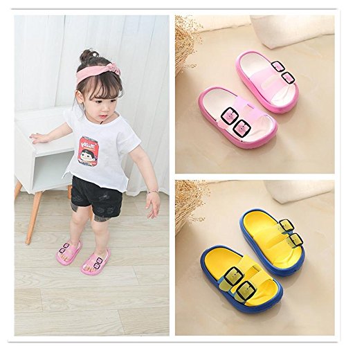 Techcity Toddler Boy Girl Sandals Little Kids Slide Non-Slip Beach Water Shoes Lightweight Shower Pool Summer Slippers thumb #1