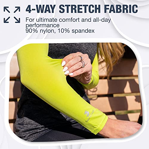 Image of SportsTrail Cooling Arm Sleeves for Men & Women - Breathable, UV Sun Protection, Sports Arm Sleeves for Women, Men & Youth