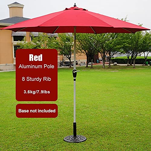 Tableaux de table parasol 2,7m mât aluminium pour arrière-cour et plage