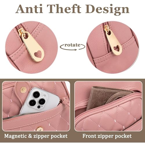Image of Comfabie Backpack for Women | Office,Travels & Daily Use | Trendy & Casule Backpack | Stylish Vegan Leather Backpack Bags for College Girl | Shoulder Bag for office | Best Gift for Wife Sister Friend