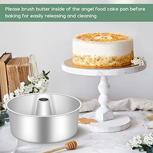 Teamfar 10Inch Angel Food Cake Pan, Stainless Steel Cake Pan With Tube thumb #3