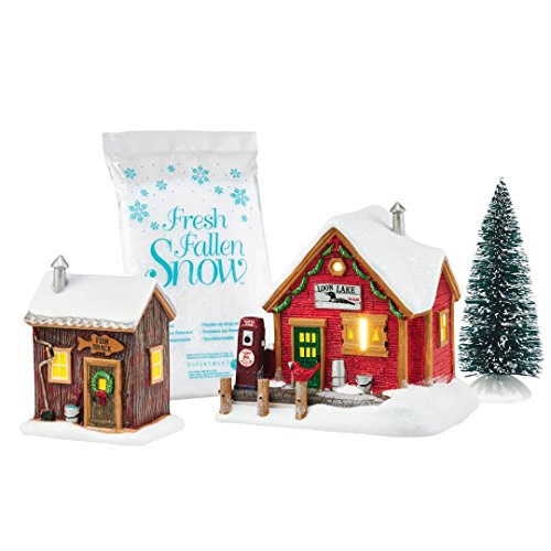 Enesco Holiday In The Woods Lakeside Service Geschenkset Departement 56"