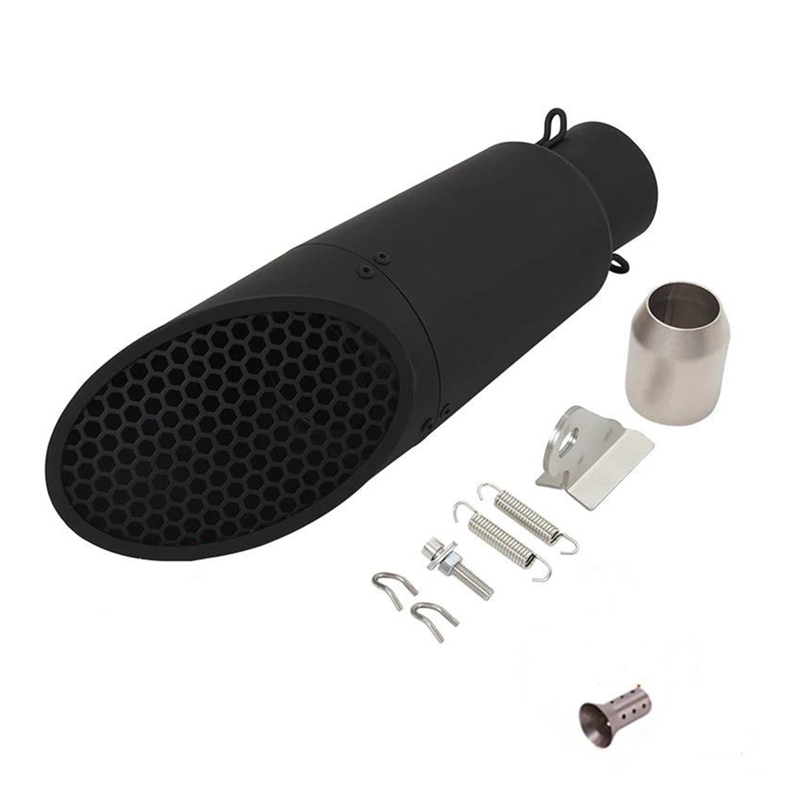 Silenciador De Escape 51 Mm Motocicleta Para CBR1000RR Con Rejilla Y DB Killer Silenciador de escape de motocicleta(B)