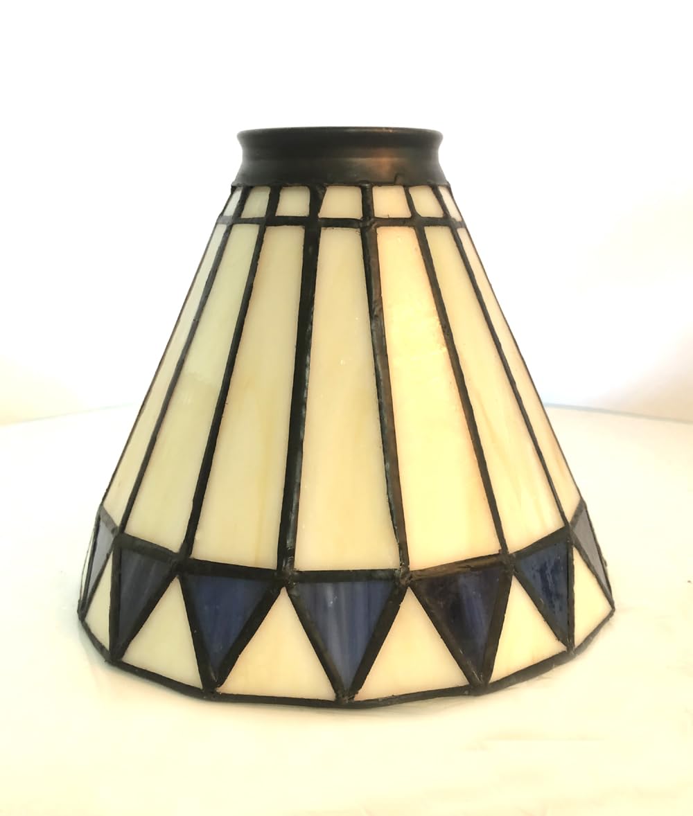 NATALDESIGN×HALFTRACKPRODUCTS LAMPSHADE NADUOXRK Tiffany Style Stained Glass Lampshade, Replacement