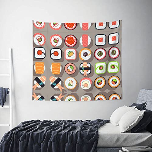Tapisserie murale sushis 152x130 cm : la solution pour réveiller un salon terne - 6