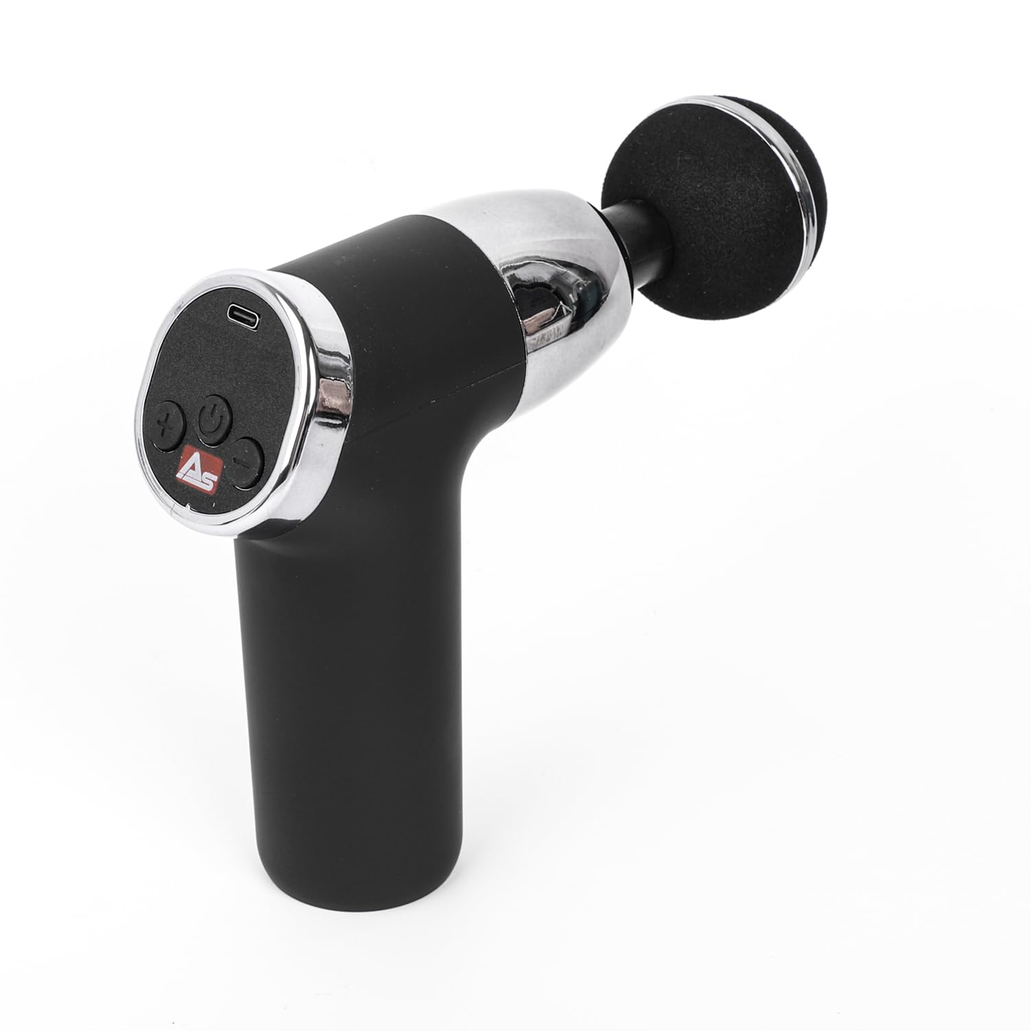 AsVIVA MGN2 Massagepistole in Schwarz I Physiovibe S Massage Gun I Vier austauschbare Massageköpfe I 20 Intensitätsstufen I Massage für die Gesundheit I Inklusive robuster Transporttasche