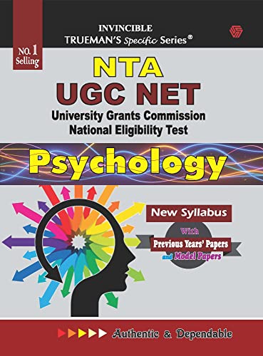 Image of Trueman's UGC NET /SET /JRF Psychology - 2025 Edition | Includes Previous Year Paper | Model Test Papers