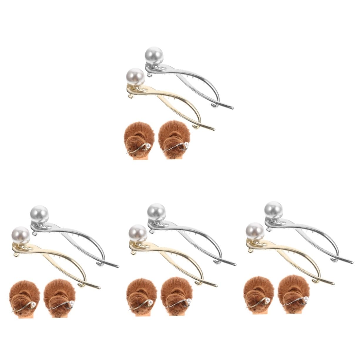 16 Stk Perle Haarspange Hochzeitshaarspangen Für Bräute Perlenhaarnadeln Zarte Haarspangen Frauen Haarspange Einzigartige Haarspangen Haarschmuck Für Mädchen Haarklammer Metall
