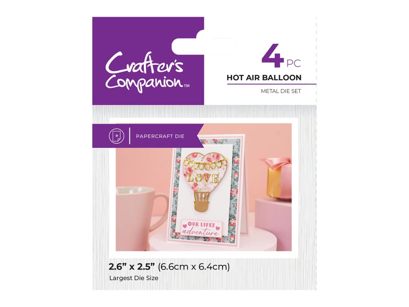 Crafter’s Companion Love is in The Air Metal Die - Hot Air Balloon