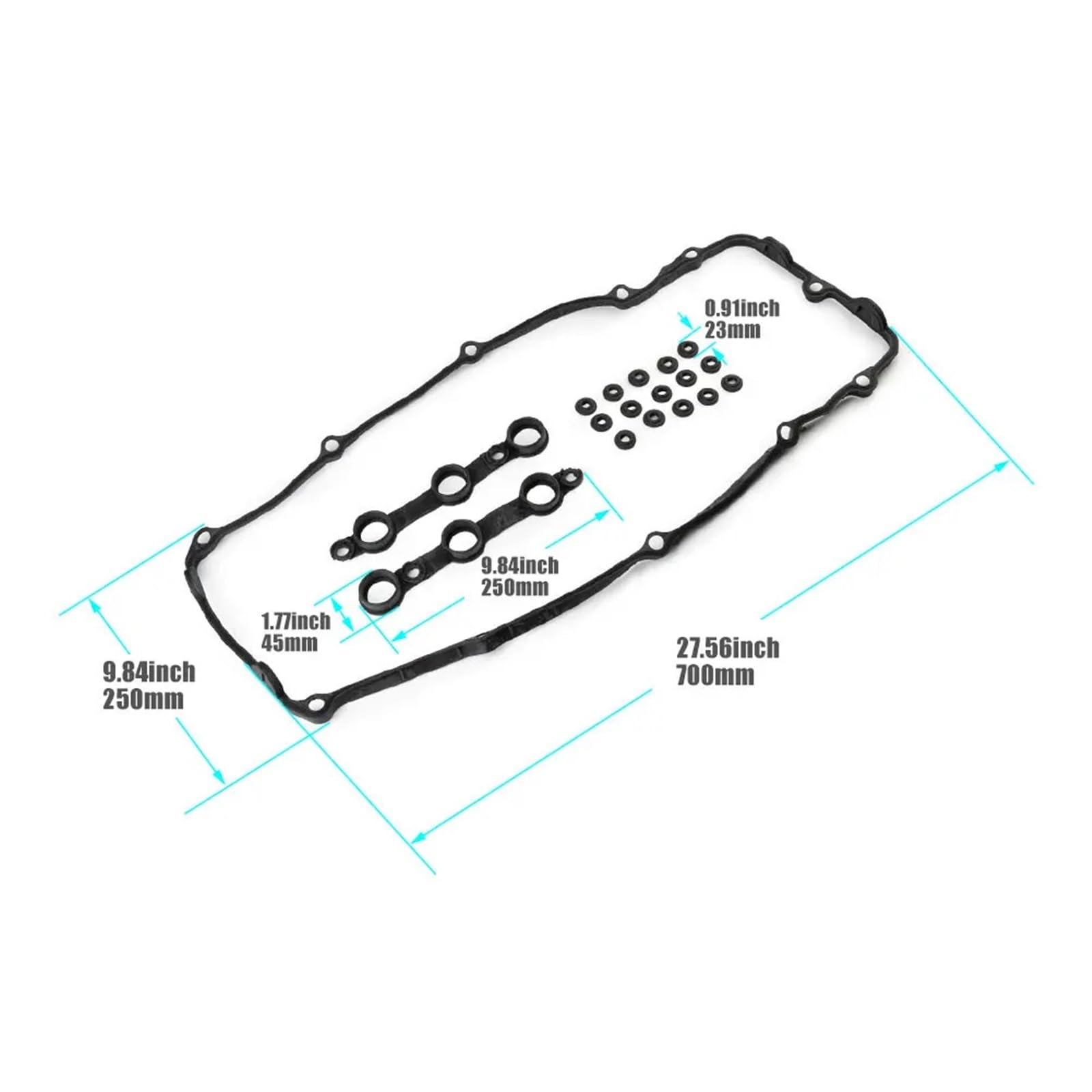 Guarnizione Coppa Olio Per X3 E46 E39 E60 E61 E65 E66 E83 E53 E36 E85 Z4 2002-2006 11120030496 Guarnizione coperchio valvola Testata