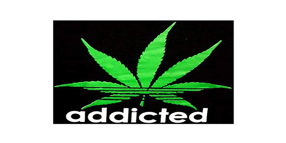 Assorted Styles T-shirtsAddicted Marijuana Weed Cotton US Screen Printed 100% Cotton T-Shirts - Men's Sizes-Shirts (Marts6 Z)