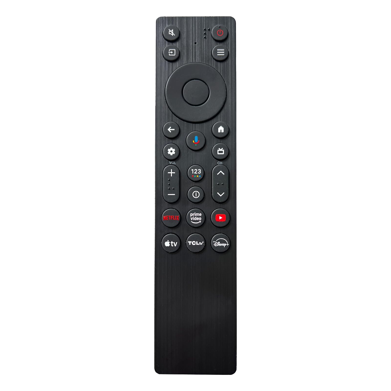 Photo 1 of RC923A FMB1 Voice Remote Control Replacement Compatible for TCL Smart TV Series QM5K QM7K QM6k?QLED QLED Mini Google TV's