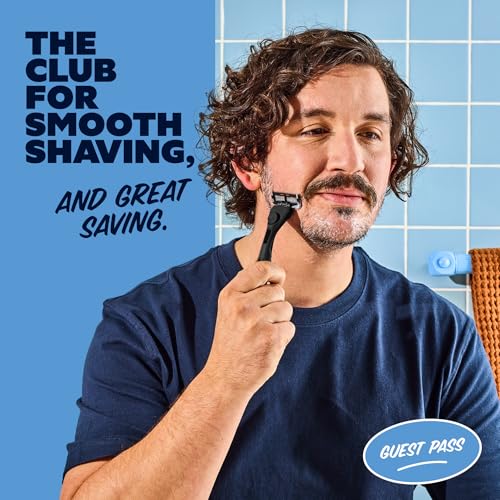 Dollar Shave Club | The Guest Pass Shave Set | 2 Extra Close Refill Cartridges, 1 Handle (Black), 1 Razor Cover - Image 5