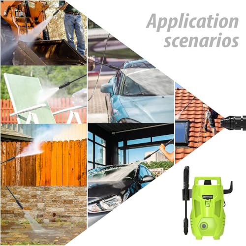 5800W Electric High Pressure Washer 480Bar PSI Power Jet Wash Patio Car Jet Washers with 7m Hose & 5.5m Power Cord, Adjustable Nozzle - Image 6
