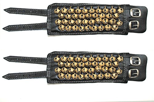 Ankle Bell 4 Line Leather Ghungroo chalangai for All Indian Classical Dance