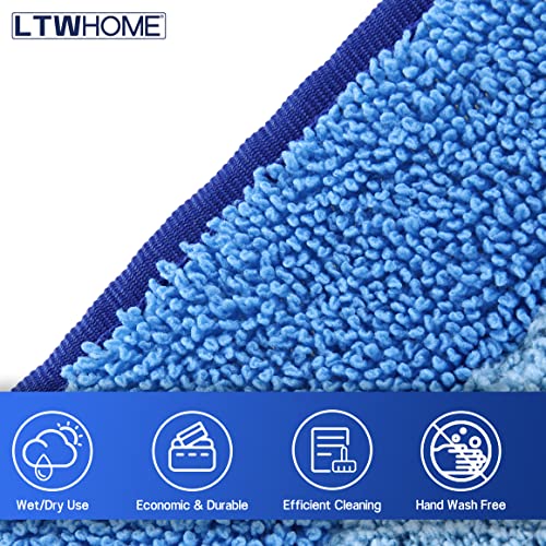 Image of 36 Inch Microfiber Wet or Dry Mop Refill Pads for Hardwood Floor Commercial Supplies (Pack of 2)