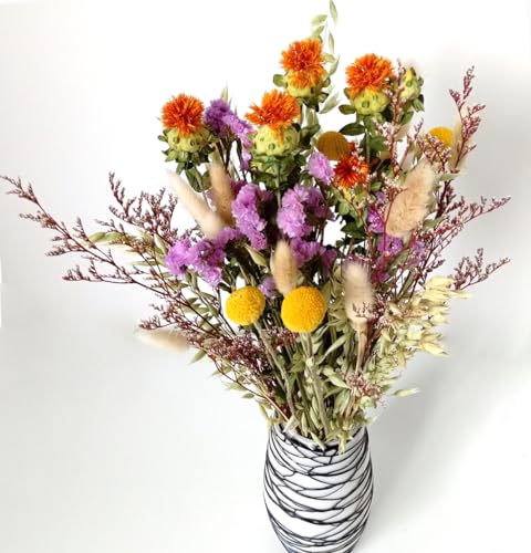 Ramo de flores secas otoño decorativo natural miniatura 1