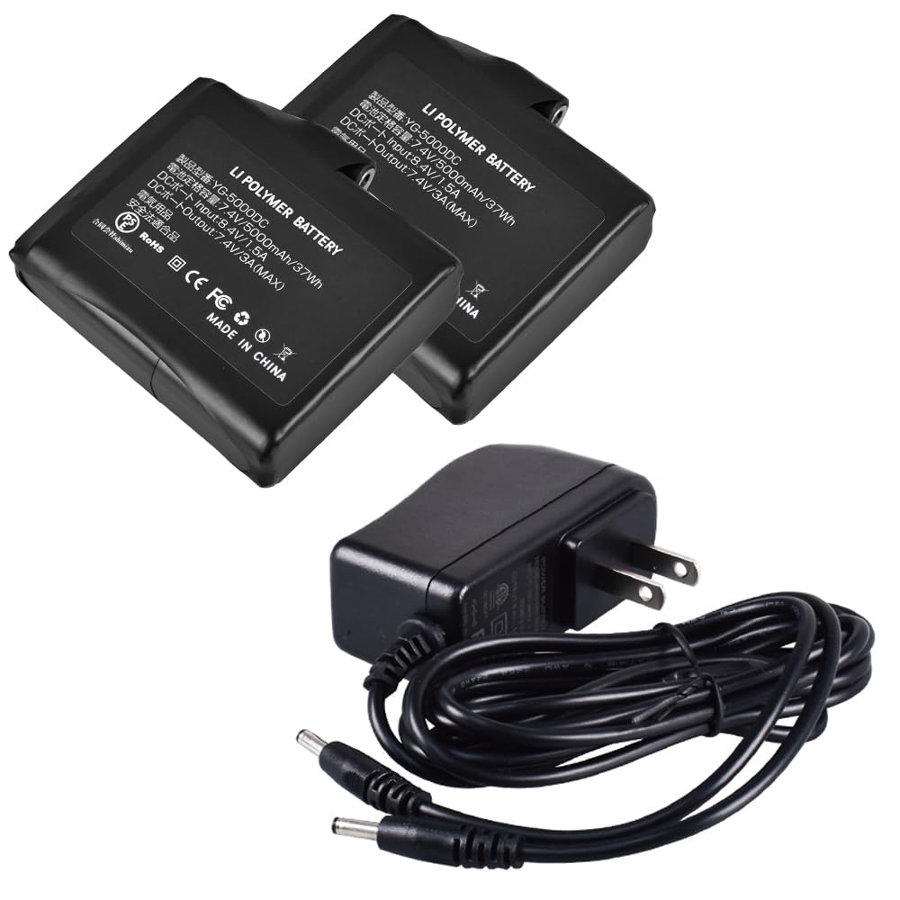 Amazon.co.jp: 電熱グローブ用 バッテリーセット 7.4V/5000mAh : 車