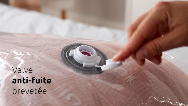 Sac Sous Vide XL Pour Doudounes (110-130 Cm) – 1 Pièce Beige