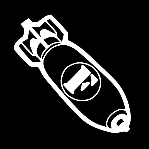 F Bomb calcomanía de vinilo con diseño #6 para ventana de automóvil, portátil, casco de motocicleta, caja de herramientas para refrigerador, caja de