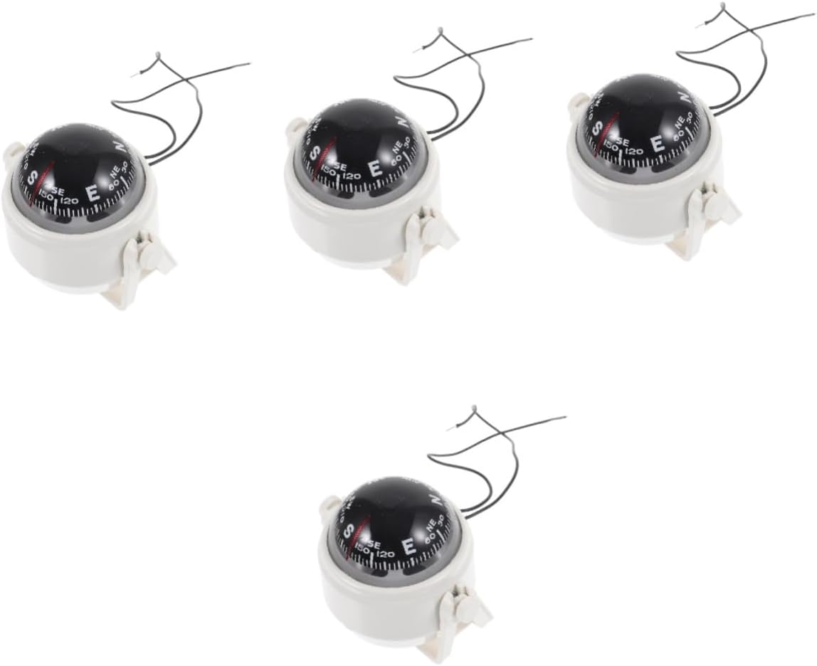2pcs Compass Car Boat Ball Compass Small Boat Compass Vehicle Navigation Car Dash Compass Car Compass