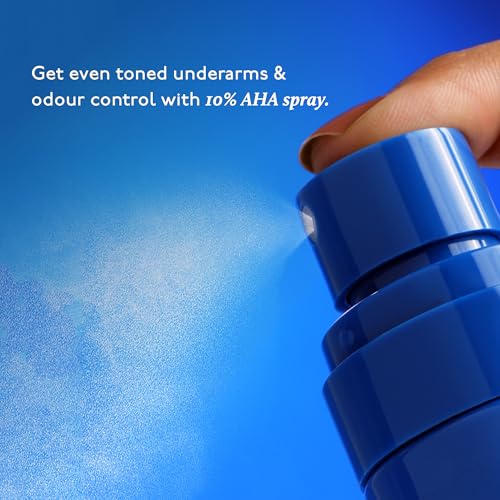 Image of Asaya Even Tone Mist for Dark Underarms | 7% Glycolic Acid Spray with 3% Lactic Acid & MelaMe Complex | Helps fade dark underarm patches | Brightens Skin & Exfoliates | Controls Odour & Fades Darkness | Aluminium & Alcohol Free | For Women & Men - (Pack of 2, 100 ml Each)