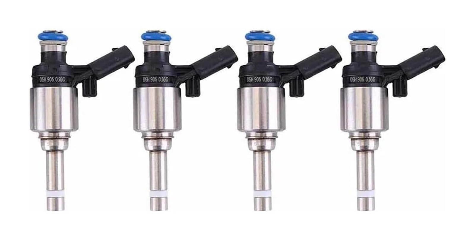 Kkiudvc One Color Car Fuel Injector For Vw For B&Eetle Cc For Eos For Passat For T&Iguan For 2.0T L4 Engine Parts 06H906036g 06H906036e 06H906036p 4Pcs Fuel Injector
