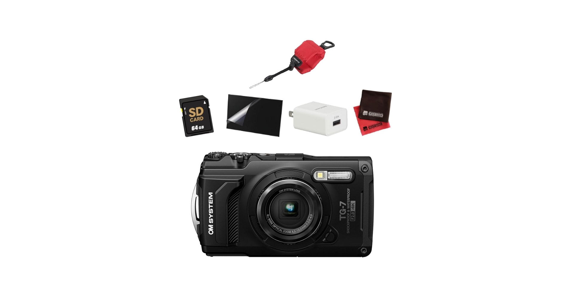 OM SYSTEM TG-7 ブラック SDカード付き camera-no-