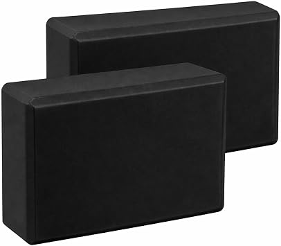 2Pcs Yoga Blocks   Anti-Slip Foam Gym Bricks for Pilates, Stretching & Fitness | Lightweight, Durable & Travel-Friendly Yoga Accessories for Exercise & Practice