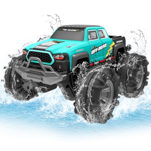 4WD Amphibisches Ferngesteuertes Auto,RC Auto wasserdicht mit...