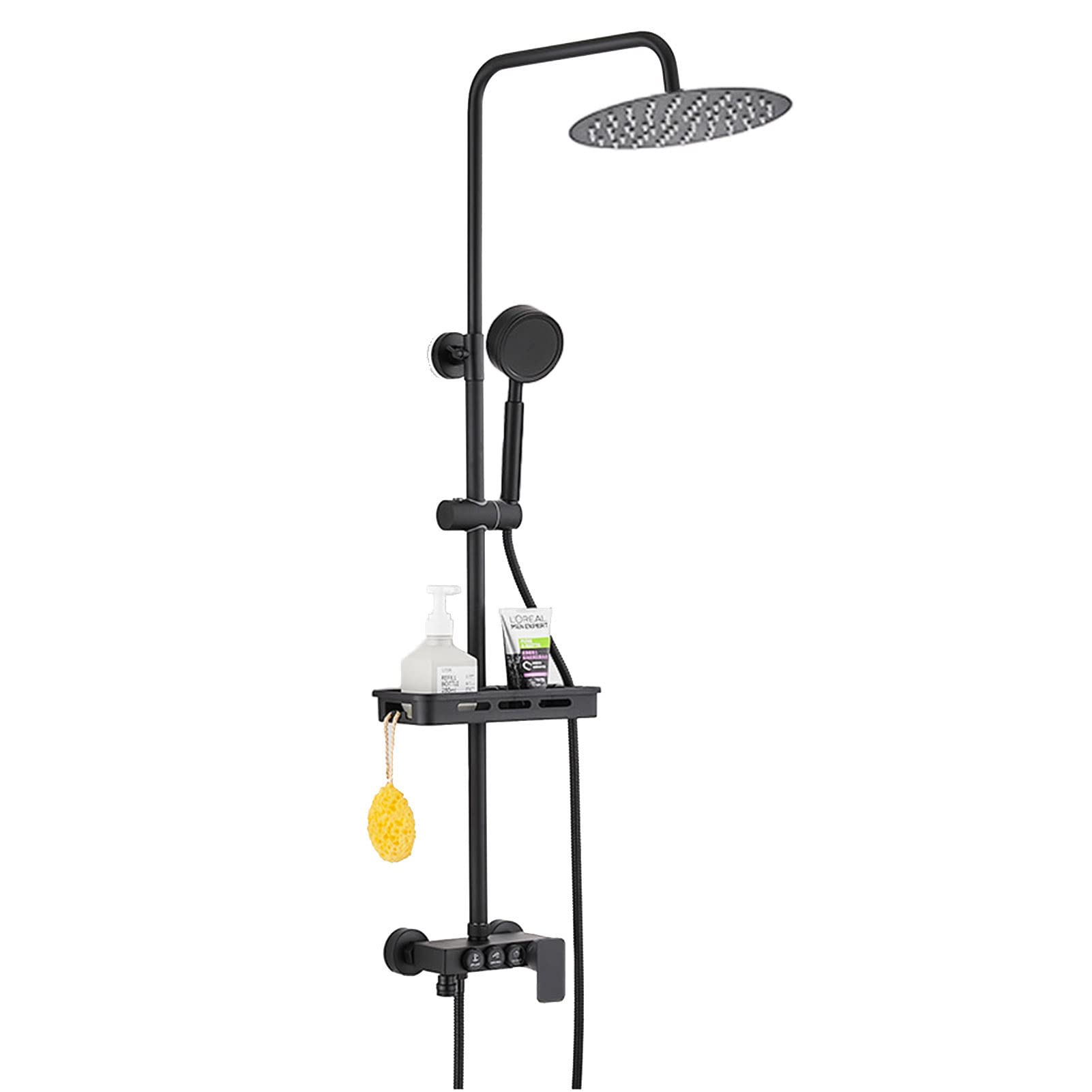 Pommeau de douche combiné mitigeur en hauteur réglable durable