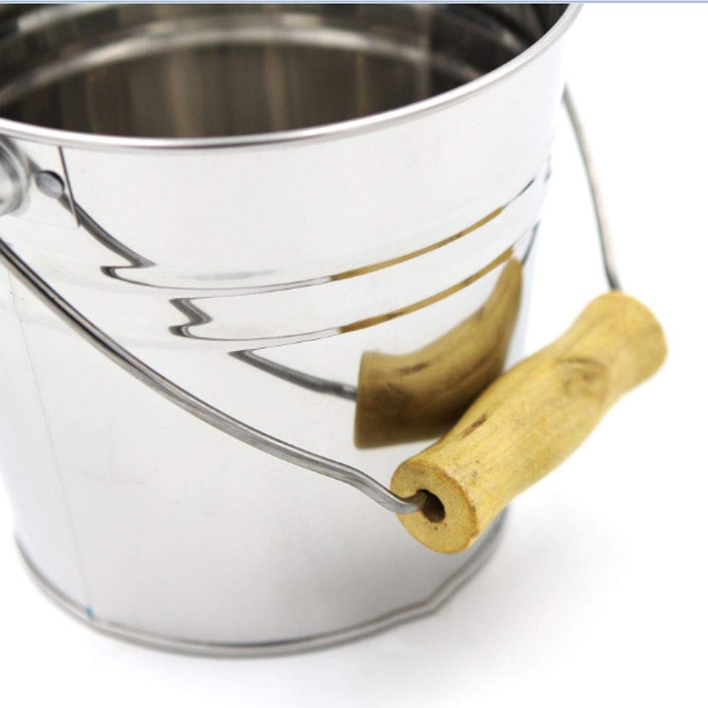 Secchiello per il ghiaccio in acciaio inossidabile per feste, bevande domestiche, secchiello per il ghiaccio, secchiello per la cucina, ristorante, bar, secchiello per il ghiaccio, giardino, spiaggia,