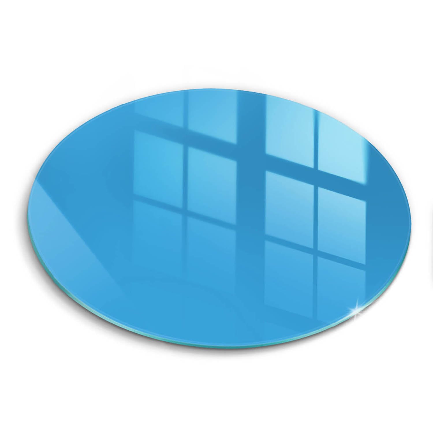 Plaque cuisson induction protection 30cm Wallfluent avec planche à découper bleue