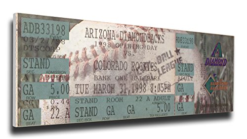 Mega Ticket MLB Arizona Diamondbacks édition prestige murale