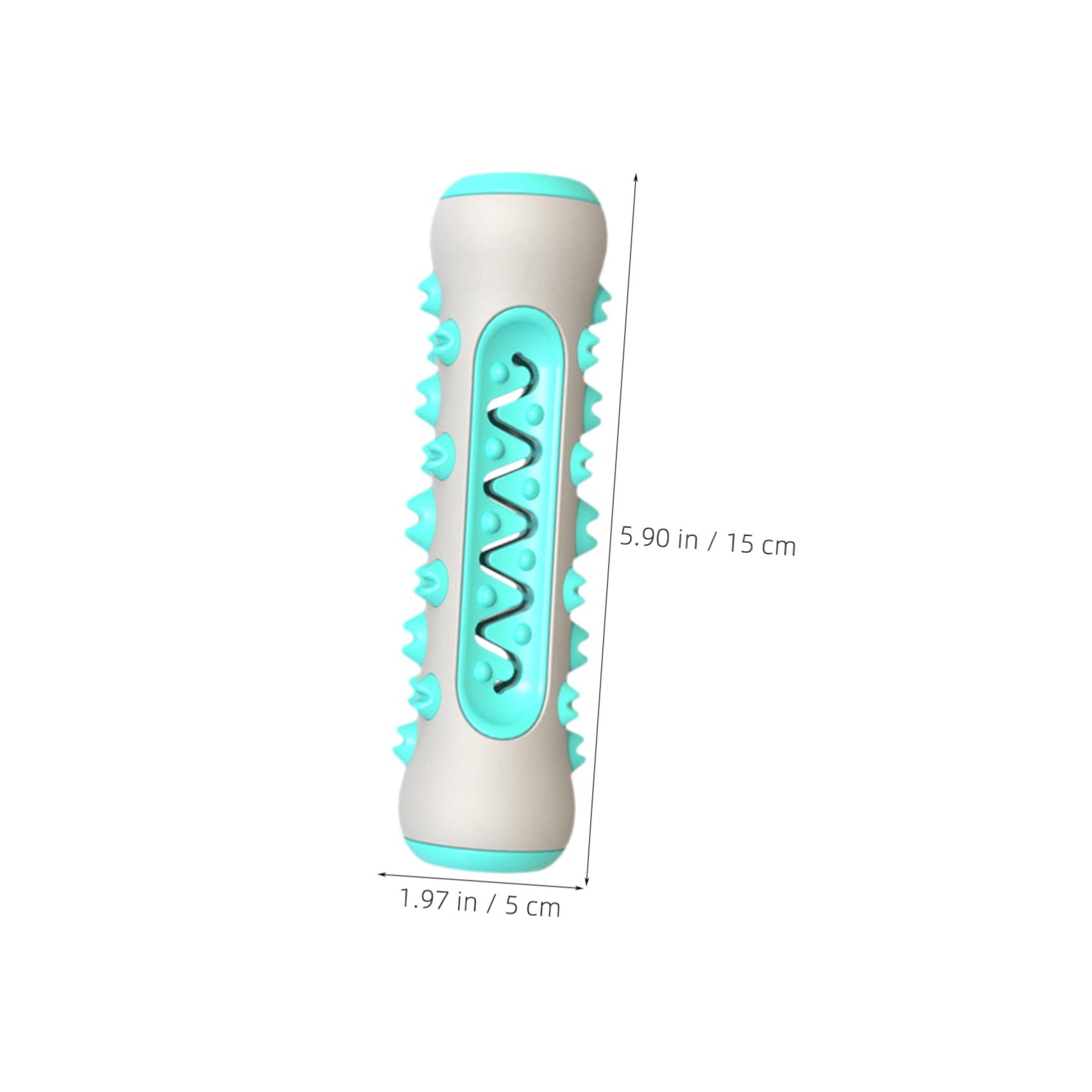 COLLBATH 3pièces Jouet à Mâcher pour Chien Lot de Brosse à Dents TPR De Jeu pour Chiot Outil De Soins pour Animaux De Compagnie Design Dentelé